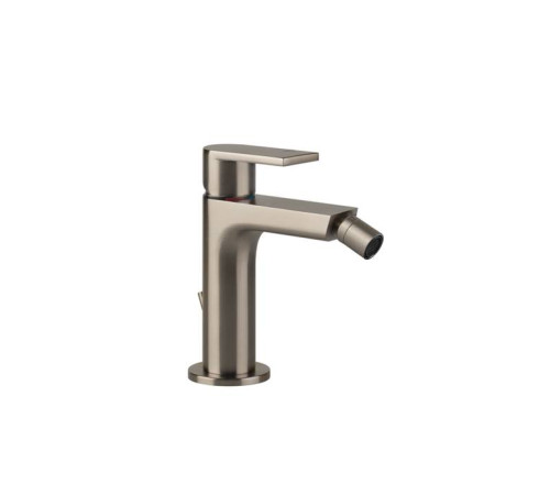 Смеситель для биде Gessi Via Manzoni с донным клапаном Finox Brushed Nickel 38607#149