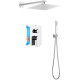 Душевой комплект 3 в 1 Aquanet ЛИРА 2 режима хром AQ1472CR