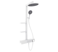 Душевая система Texo AQM8005W с термостатом и аэратором белый AQM8005W