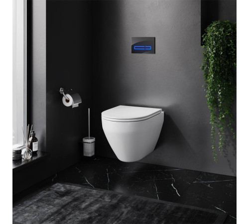 Комплект инсталляции AM.PM с подвесным унитазом FlashClean, сиденьем микролифт и клавишей IS450A38.701700