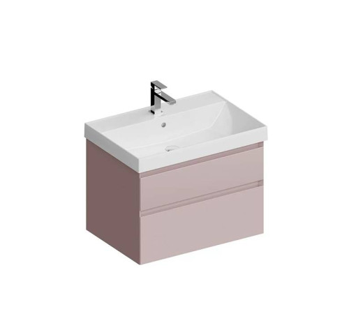 Тумба подвесная Kerama Marazzi Cubo 70 см с ящиками мальва матовая CUB.70.2\MAL