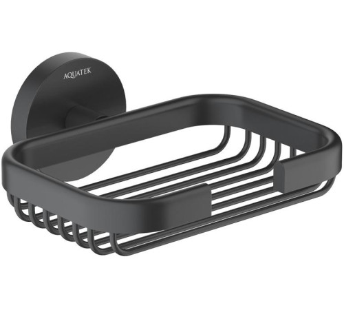 Мыльница-решетка Aquanet БЕТТА матовый черный AQ4633MB