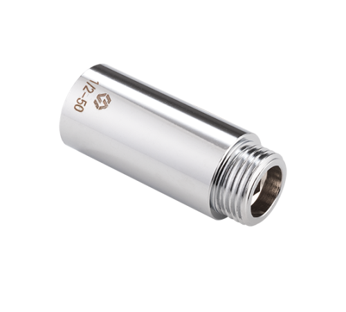 Удлинитель резьбовой Hogart НВ 1x50 мм латунь хромированная BF67106L50