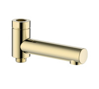 Излив поворотный AQUAMET с картриджем золото шлифованное AQM8301BG