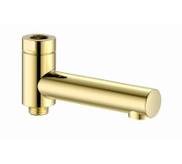 Излив поворотный AQUAMET с картриджем золото AQM8301GG