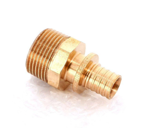 Муфта надвижная REHAU Rautitan RX 16х3/4 с наружной резьбой бронза 14563121001