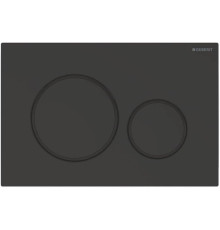 Клавиша смыва Geberit Sigma20 двойной смыв черный матовый 115.882.16.1