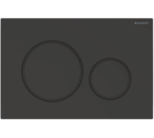 Клавиша смыва Geberit Sigma20 двойной смыв черный матовый 115.882.16.1