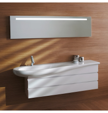 Раковина Laufen Il Bagno Alessi One 160х50х16.5 см 1 отверстие LLC белый 8.1497.1.400.104.1