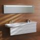 Раковина Laufen Il Bagno Alessi One 160х50х16.5 см 1 отверстие LLC белый 8.1497.1.400.104.1