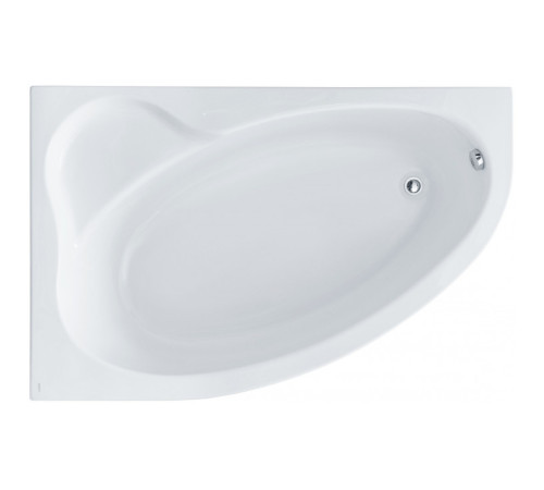 Ванна акриловая асимметричная Santek Эдера 170х100 см левосторонняя 1.WH50.1.662