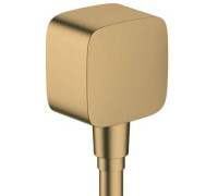 Шланговое подсоединение hansgrohe FixFit шлифованная бронза 26457140