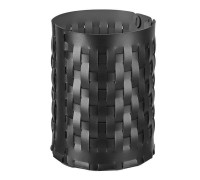 Корзина ADJ Bottega D20xH25 см цвет черный/серый 1525.01/03