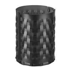 Корзина ADJ Bottega D20xH25 см цвет черный/серый 1525.01/03