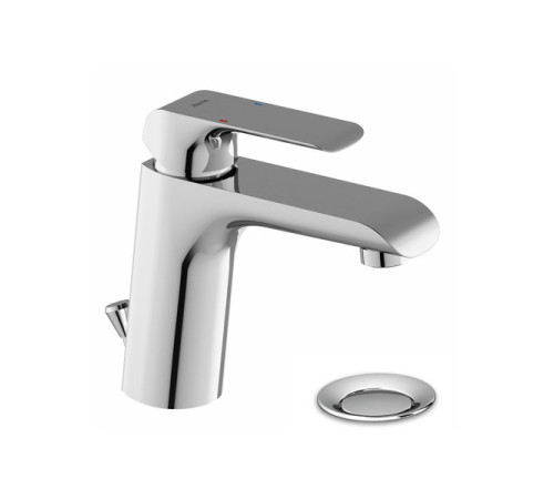 Смеситель для умывальника RAVAK Flat FL 013.00 с донным клапаном X070117