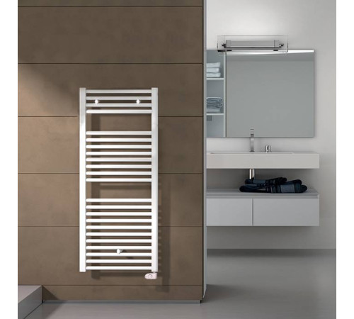 Полотенцесушитель электрический Irsap Ares 580x1118 мм 700 Вт 22 трубки с регулятором белый EIM058K01IR01NNN