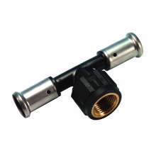 Тройник пресс ПВДФ HENCO с внутренней резьбой 32x3/4x32 мм 13PK-320532