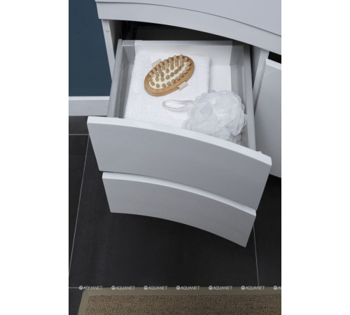 Тумба под раковину Aquanet Опера 2-115 левая распашные двери белый 00169613