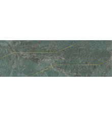 Декор Kerama Marazzi Эвора зеленый глянцевый обрезной 30х89.5 см OS\C214\13116R