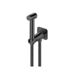 Гигиенический душ Newform X-STEEL 316 лейка с держателем без смесителя PVD Brushed gun metal 69644X.59.064