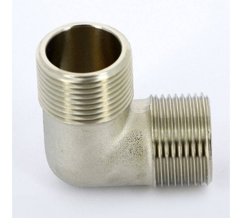 Угольник резьбовой Uni-Fitt 1 Н-Н никелированный 613N4400