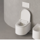 Унитаз подвесной Salini Gemelli 520х405х420 мм S-Stone белый матовый сиденье микролифт 240121KSM