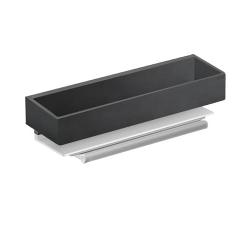 Корзинка для душа KEUCO EDITION 11 хром черный шлифованный 11159130000