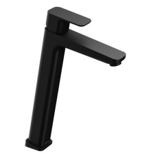 Смеситель для умывальника RAVAK 10° Free TD F 015.20 высокий без донного клапана черный X070151