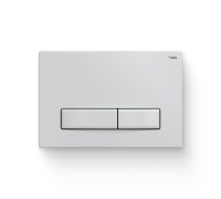 Кнопка смыва REHAU NOVA QUAD 001 пластик белая глянцевая 521942