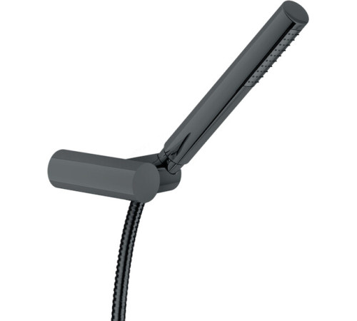 Душевой набор Nobili AD146/26FLP черный глянцевый