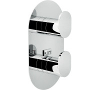 Смеситель для ванны термостатический UP внешняя часть хром UP94102CR