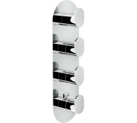 Смеситель для ванны термостатический UP 4 выхода внешняя часть хром UP94104CR