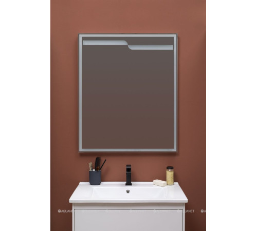 Зеркало Aquanet Модена 75 LED белый 00198492