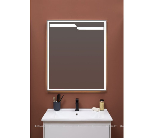 Зеркало Aquanet Модена 75 LED белый 00198492
