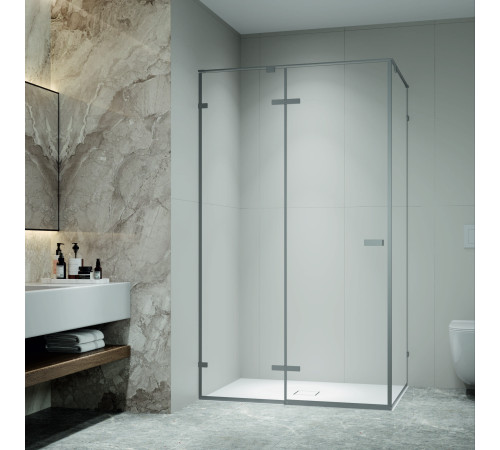 Душевой уголок RGW SV-040Gr 1000x900 мм золото прозрачное стекло 353204009-110