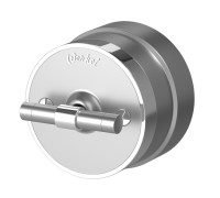 Выключатель на 4 положения двухклавишный Vintage серебро матовый/хром W5822054