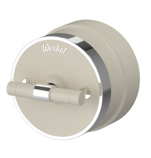 Выключатель на 4 положения двухклавишный Vintage слоновая кость матовый/хром W5822055