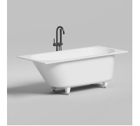 Ванна встраиваемая Salini Ornella 160х70х54 см S-Stone белый матовый 102326M