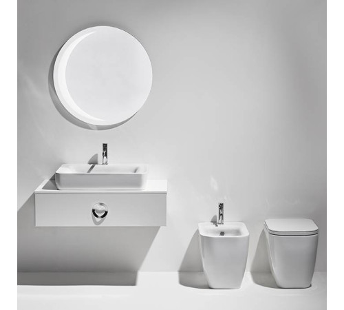 Унитаз напольный Simas Henges безободковый 38х55 см белый HE01bi