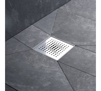 Трап для душа точечный AM.PM MasterFlow Point Cut Gradient 10 см матовая сталь W01BD-P11-010-01SB