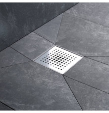 Трап для душа точечный AM.PM MasterFlow Point Cut Gradient 10 см матовая сталь W01BD-P11-010-01SB