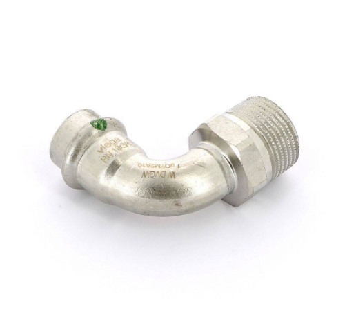 Угол пресс-Н нержавеющая сталь Viega Sanpress Inox 18x3/4 436919