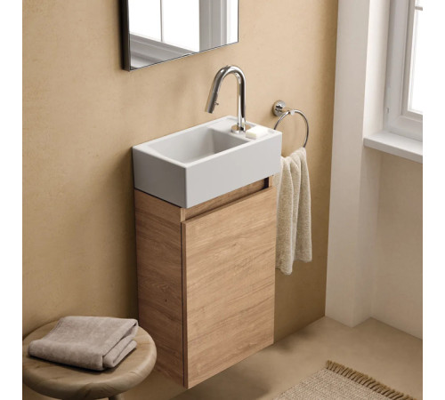 Раковина подвесная Ideal Standard i.life S 37х21 см правая белый глянец E211201