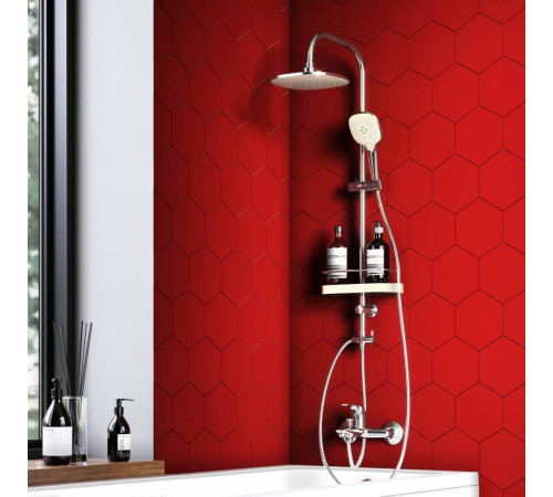 Душевая система DORFF Prime с тропическим душем D0740000