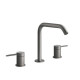 Смеситель для раковины Gessi Flessa на 3 отверстия без донного клапана шлифованная сталь 54012#239