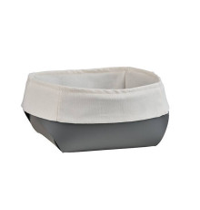 Корзина для хлеба ADJ 15x15xH7 см серый/черный 0039.03/01