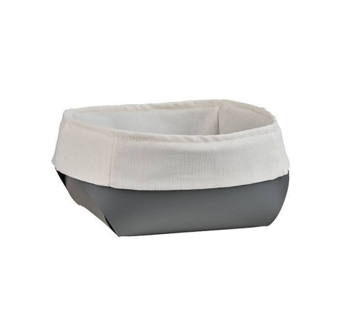 Корзина для хлеба ADJ 15x15xH7 см серый/черный 0039.03/01