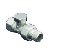 Вентиль на обратную подводку Oventrop Combi 2 прямой DN 15 1/2 никелированный 1091162