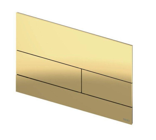 Панель смыва для унитаза TECE TECEsquare металлическая золото 9240839