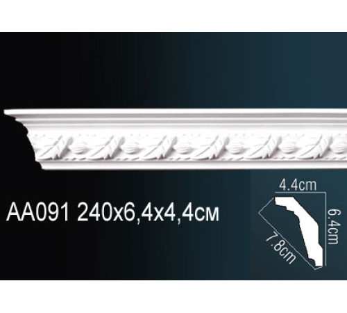 Карниз потолочный полиуретановый Perfect AA091